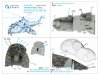 Quinta Studio QDS-48406 Mi-24 Nato Hind 3D-Printed & coloured Interior on decal paper (Trumpeter)(Small version) 1/48